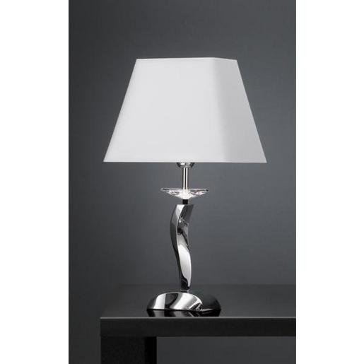 829051 Tischleuchte, chrom glänzend, E27, 1x60