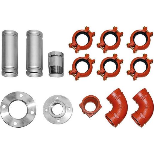 CB Vic. In/out, up/side for 54kW BOSCH Zub. Solewärmepumpen Anschl.-Set 3