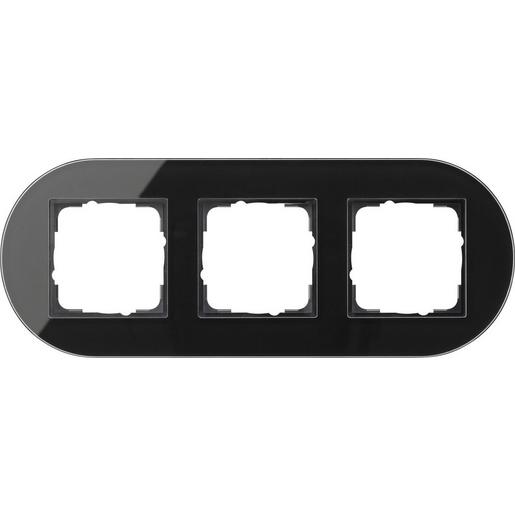 0213135 Abdeckrahmen 3f Gira Studio G Schwarz