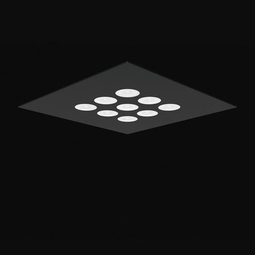 QUADROP-S NDFSW830F0150 Downlight Quadrop, schwarz, On/Off, medi