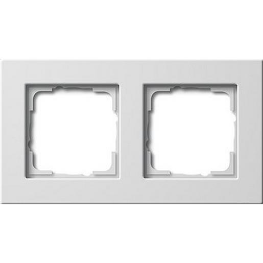 0212204 Abdeckrahmen 2f flach Gira E22 Reinweiß