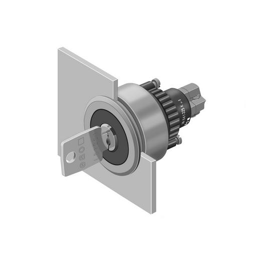 14-131.0252 Leuchtdrucktaste I SP 1Ö+1S L D29 Au/Ag