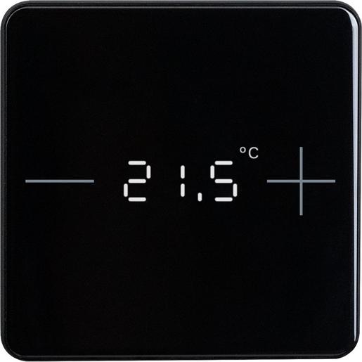 KNX eTR 101, tiefschwarz RAL 9005 Raumtemperatur-Regler