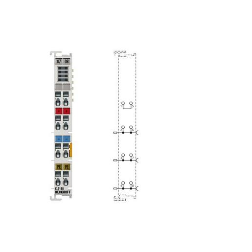KL9180 Potenzialverteilungsklemme, 2 x 24 V DC
