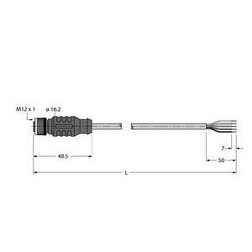 RKC 572-10M Busleitung für CAN (DeviceNet, CANopen),