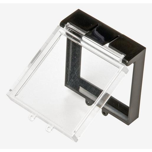 704.925.8 Schutzklappe 30x30mm quadratisch flach D