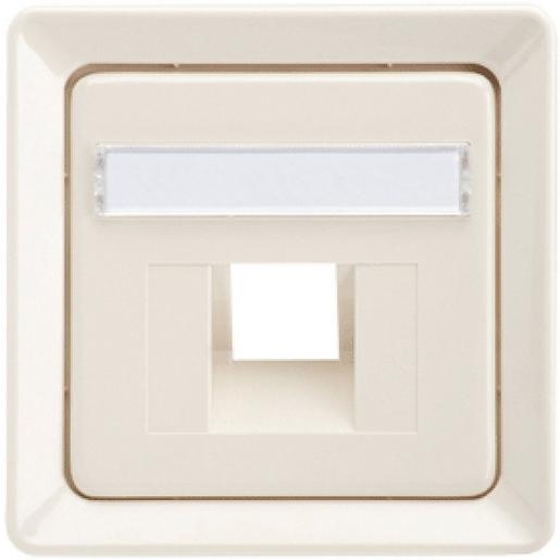 206520 Zentralplatte für 1xRJ45 mit Schriftfeld