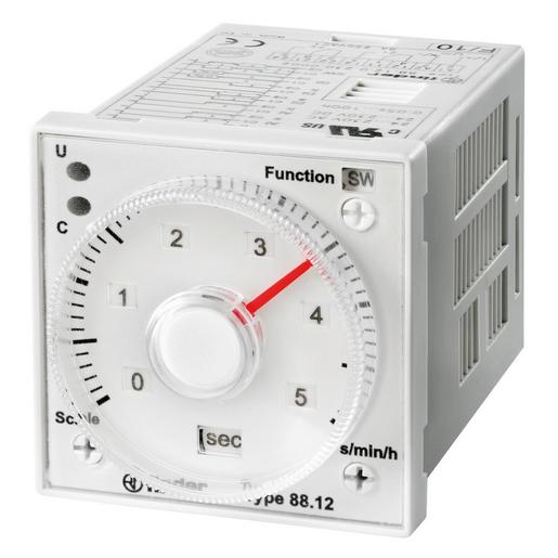 88.12.0.230.0002 Zeitrelais für Fronteinbau, 6 Zeitfunkti