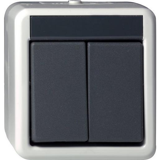 015530 Wipptaster Serientaster WG AP Grau