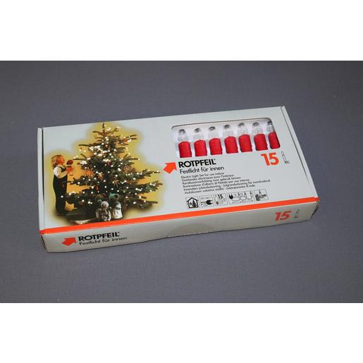 016-117 ROTPFEIL Lichterkette 15-tlg. Toplampen