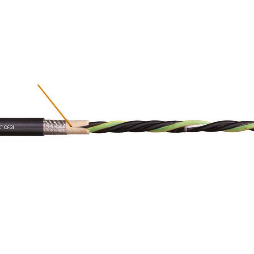 CF31.15.04 chainflex®Motorleitung PVC , (4G1,5)C ,