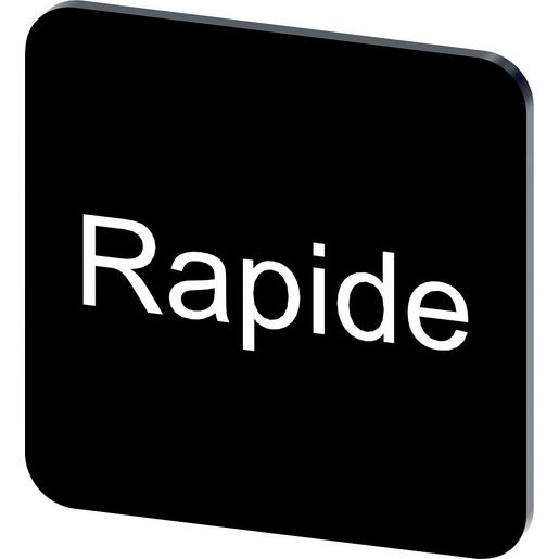 3SU1900-0AF16-0GL0 Bezeichnungsschild 22x22mm, Schild schwa