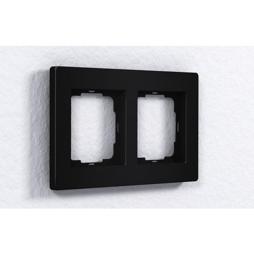 1162-02-sw Enertex® AluRa ? zweifach, schwarz eloxi