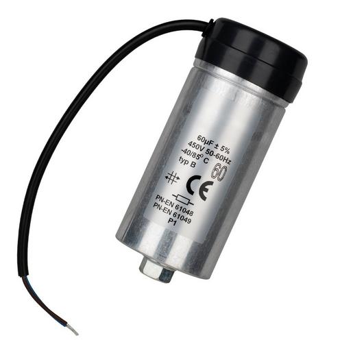 145140 Kondensator 60µF 450V Aluminiumgehäuse M