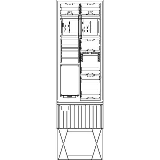 ZS342B.W2.36A ZS A340 W2 2Z BKEI 36TE TA Zähleranschlu