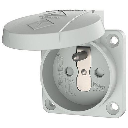 11180 Schutzkontakt-Anbaudose, 16A2p+E 230V GR