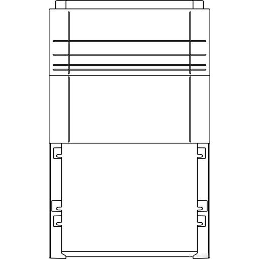 SX412.1 Eingrabsockel S4 X0 950/320 WP/ST/ST RAL