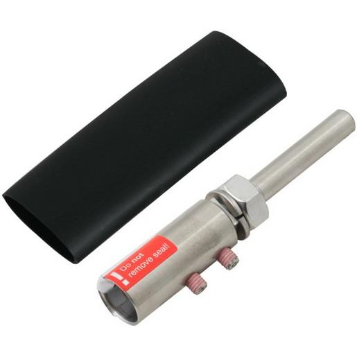 AE BO10 KF HVI LI V2A Anschlusselement M12 m. Mutter u. Schrum