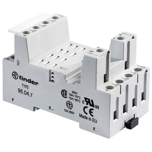 96.04.7 Fassung mit Schraubanschlüssen, für Rela