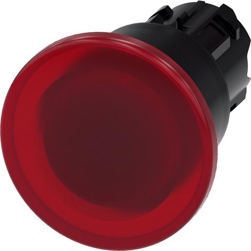 3SU1001-1BA20-0AA0 Pilzdrucktaster, beleuchtet, 22mm, rund,