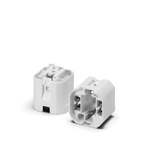 527741 Fassung, G24q-3, GX24q-3, PBT GF, weiß