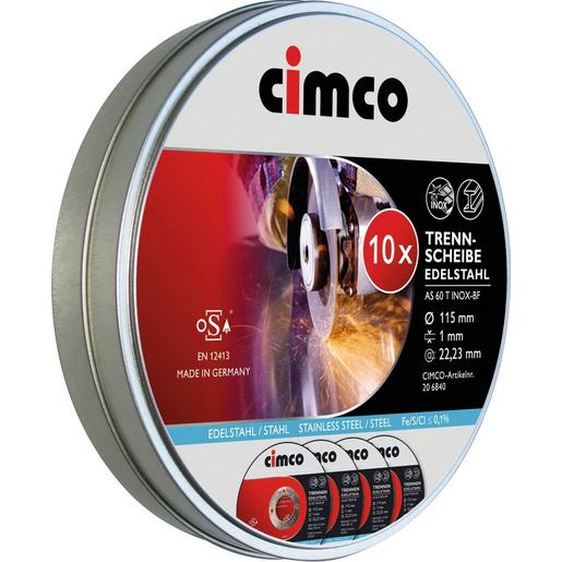 206842 Trennscheiben EDELSTAHL in Dose, 125 x 1