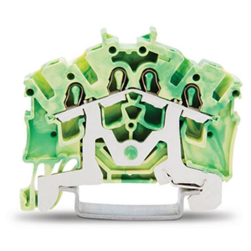 2002-6407 4-Leiter-Schutzleiterklemme2,5 mm²für