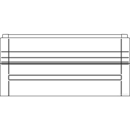 10050729 Sockelverlängerung SV6 500/470 RAL 7035