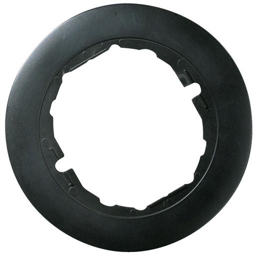 WDE011503 Wandschutz 1-fach Rahmen schwarz RENOVA