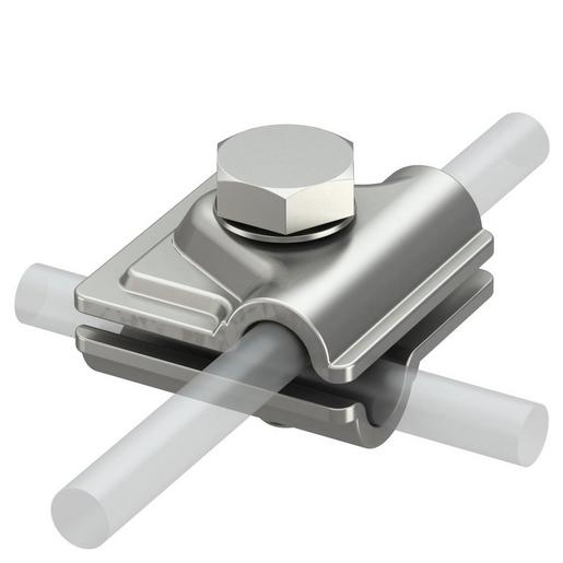 249 8-10 V4A Schnellverbinder rund/rund Vario 40x40mm