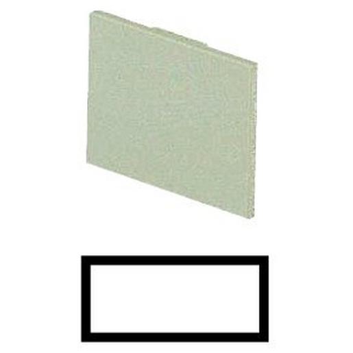 02SQ25 Einlegeschild, AL, blanco