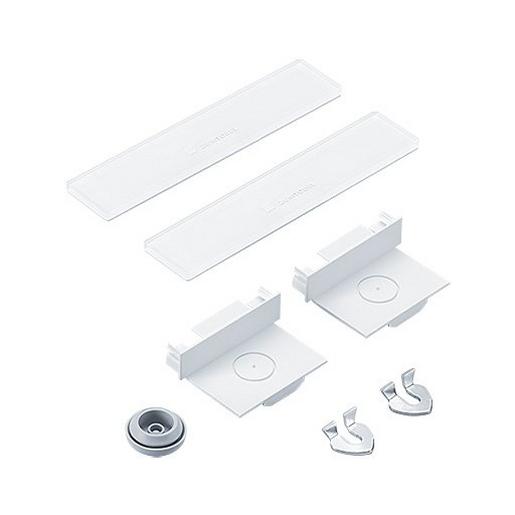 ECOOS2 SLIM ENDCAP SET WH Endkappenset
