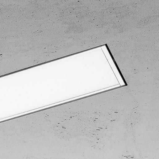 LK-P 045.005.1 AOB/... weiß Lichtkanal 045 Betonprofil Trimless Opal