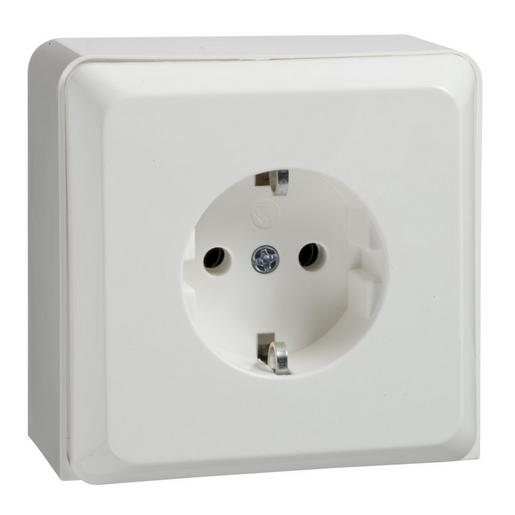 515524 Steckdose im Geräteträger verdraht. 2fac