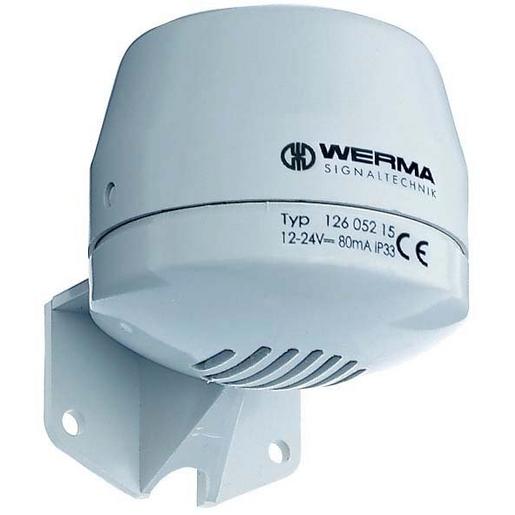 126.052.15 Mehrtonsirene WM 4 Töne 12-24VDC GY