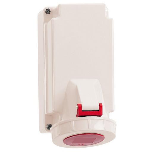 11455 Wandsteckdose QC 16A 5p 400V 6h, IP67