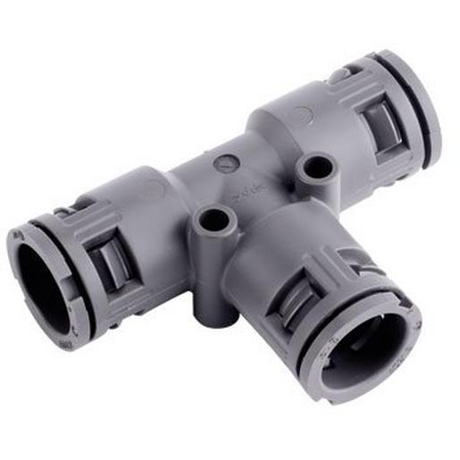 RQT-PA, 3xAD15,8 T-Verteiler für Wellschlauch, Polyamid g