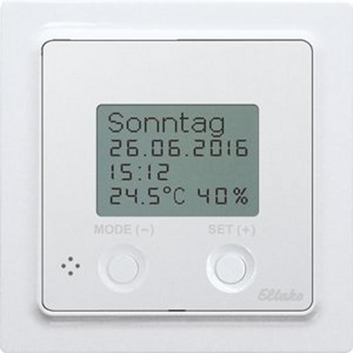 FUTH55D/230V-wg Funksensor Uhren-Thermo-Hygrostat mit Di