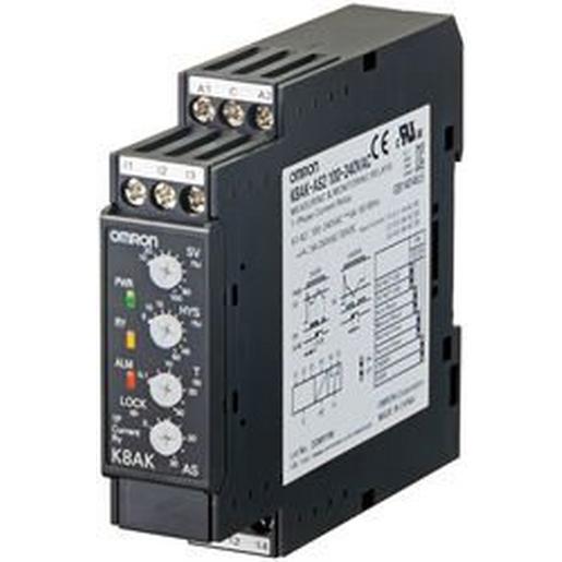 K8AK-AS3 100-240VAC 1-Ph.-Stromüberwachung, Über-/ Unterstro