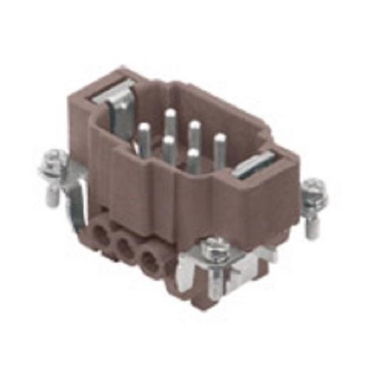 CNEM 06 RY Stifteinsatz, Gr.44.27, 6P+PE, Silber, S