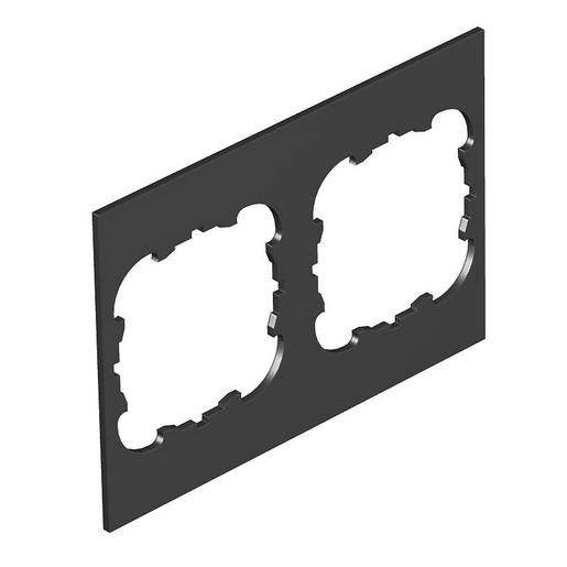 T4B P3S 9011 Abdeckplatte 2xEK für T4B 110x77mm Polyv