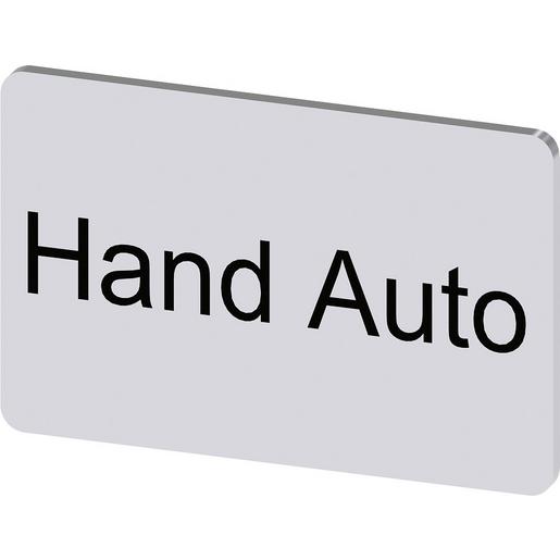 3SU1900-0AD81-0DB0 Bezeichnungsschild 17,5x27mm, Schild sil