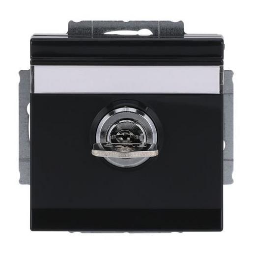 20 EUKNBSL-81-101 SCHUKO® Steckdosen-Einsatz mit Klappdeck