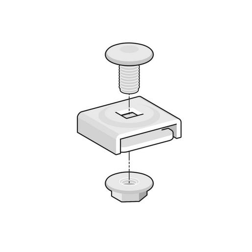 GKLX2V4A Verbindungslasche, edelstahl