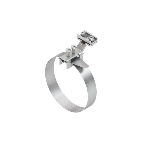 38/6 Erdungs-Bandschelle, längs, Bandlänge 58