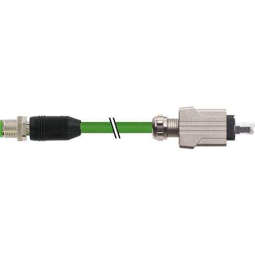 7000-44715-7960500 M12 St. 0° D-kod./RJ45 Push Pull 0° gesc
