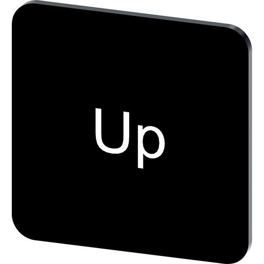 3SU1900-0AF16-0DL0 Bezeichnungsschild 22x22mm, Schild schwa