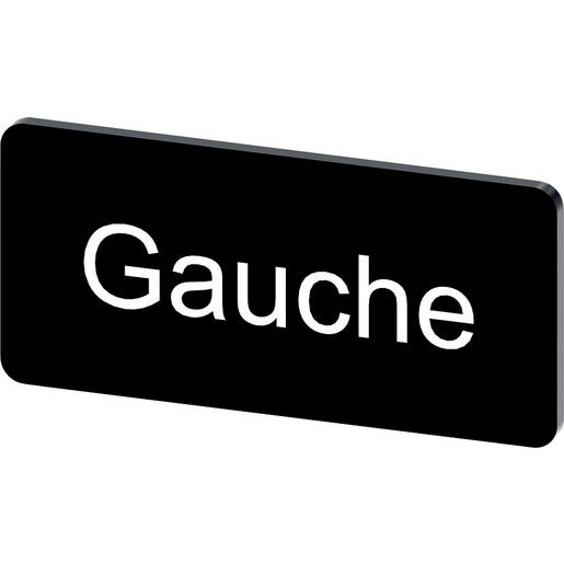 3SU1900-0AC16-0GH0 Bezeichnungsschild 12,5x27mm, Schild sch