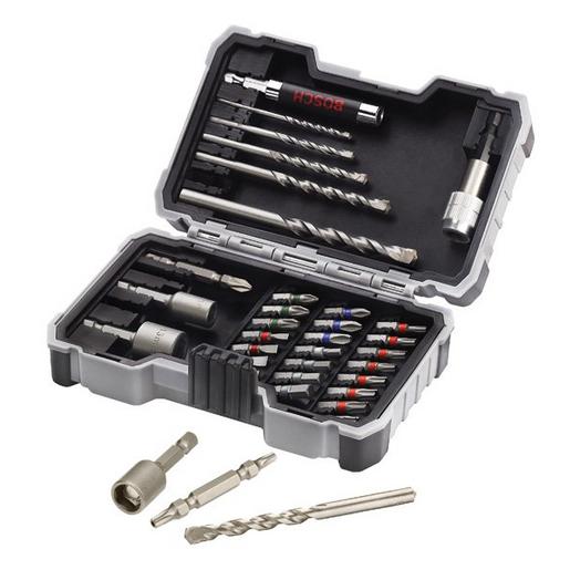 35tlg. Bohrer- und Schrauberbit Set 35-teiliges Set mit Bohrern+Schrauberbit