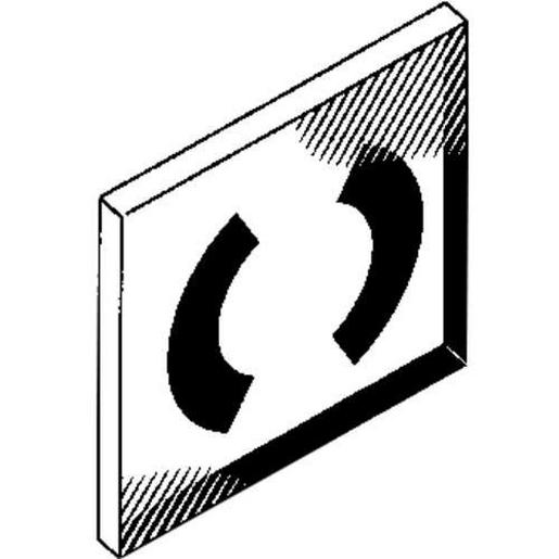 155971 Schauscheibe 8603 Gr.3 87x87x2